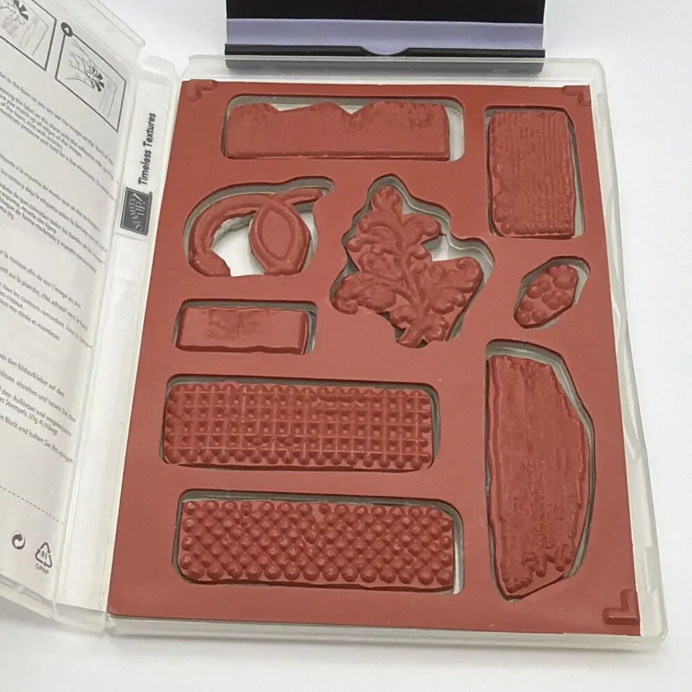 Stampin Up TIMELESS TEXTURES Rubber Stamps